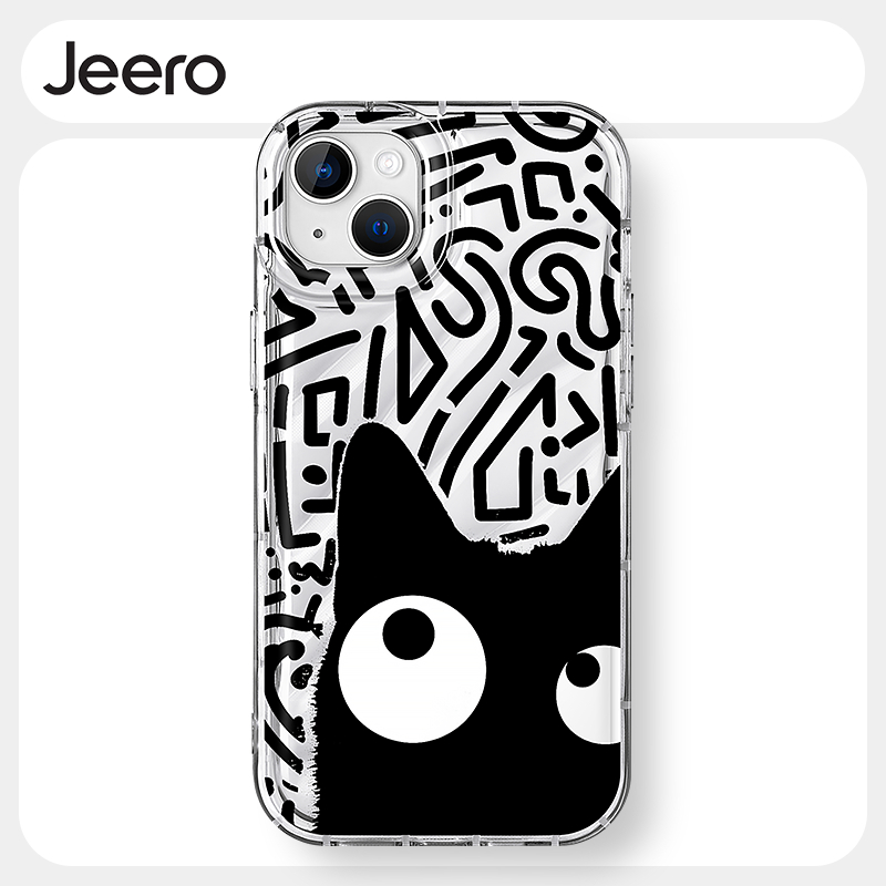 Jeero เคสไอโฟน เคสซิลิโคนนุ่มกันกระแทกการ์ตูนน่ารักตลก เคสโทรศัพท์  for iPhone 16 15 14 13 12 11 Pro Max SE 2020 X XR XS 8 7 Plus พลัส G10165