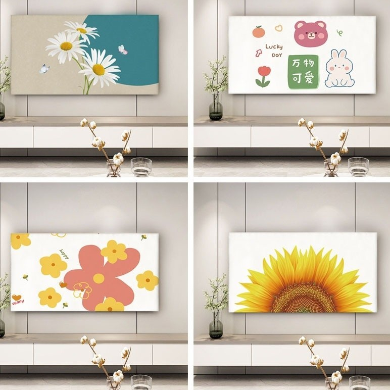 ยืดหยุ่น จอแอลซีดี โทรทัศน์ ปกผ้าฝุ่นโทรทัศน์ป้องกันฝุ่นเฟอร์นิเจอร์ครอบคลุม 32 นิ้ว 42 นิ้ว 43 นิ้ว