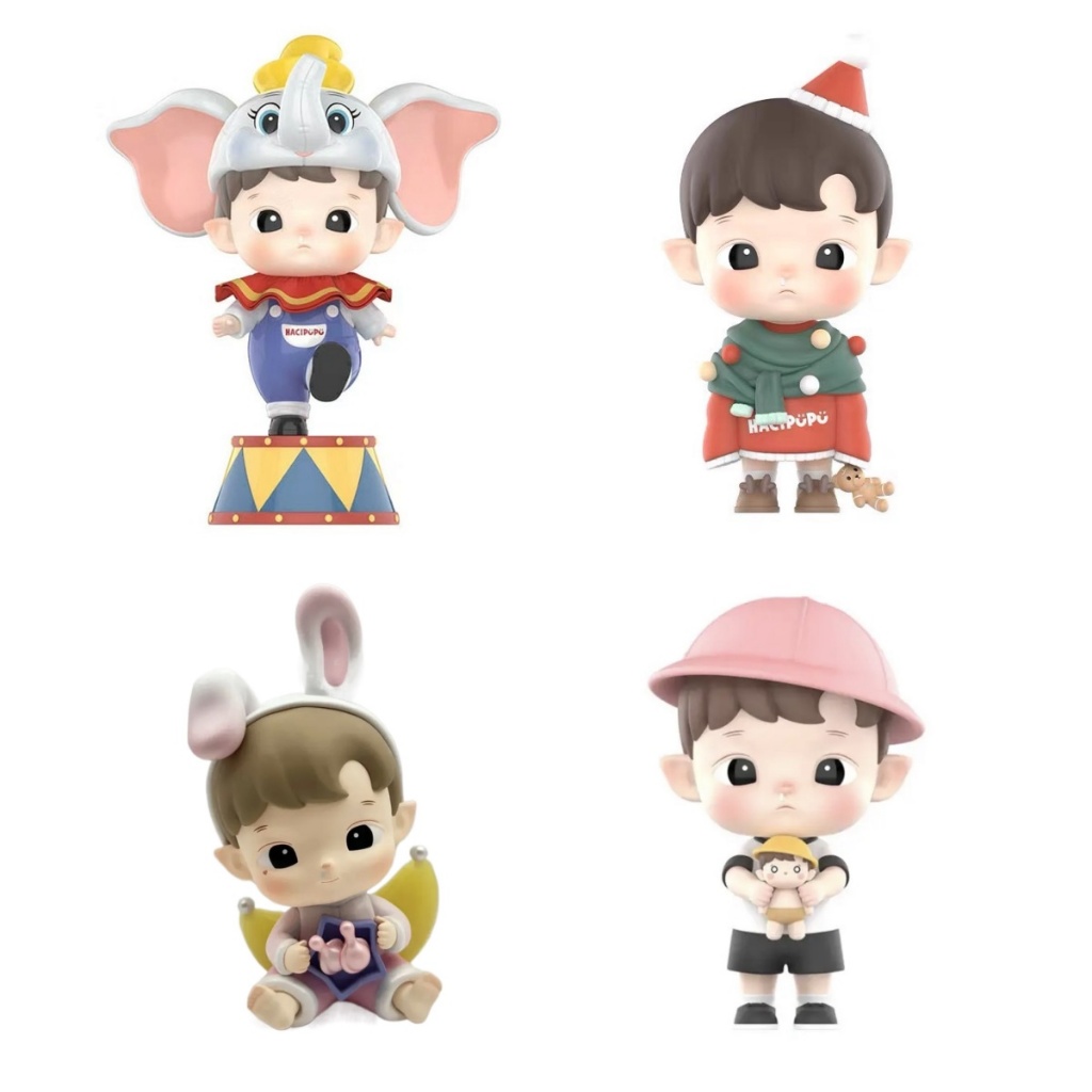 [คลังสินค้าพร้อม] Popmart HACIPUPU Dumbo Co-Branded Hand-Made Decorative Girl Gift