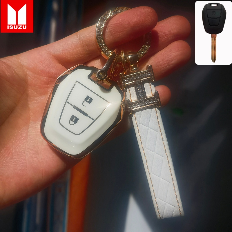 Tup ฝาครอบกุญแจรถเหมาะสําหรับ Isuzu D-MAX/MU-X/MU-7 เคสกุญแจรีโมท