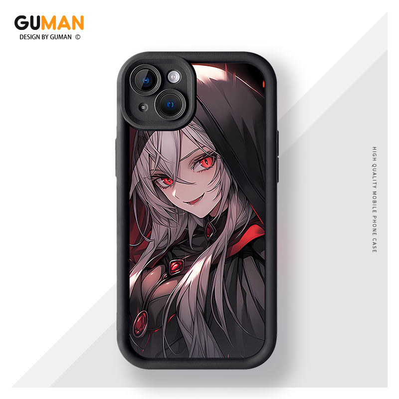 GUMAN เคสไอโฟน เคสซิลิโคนนุ่มกันกระแทกการ์ตูนอนิเมะตลก เคสโทรศัพท์  for iPhone 16 15 14 13 12 11 Pro