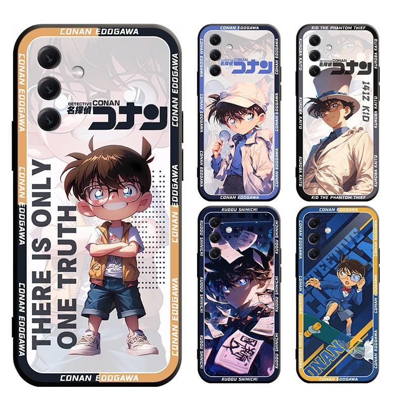 เคสสําหรับ samsung S22 S23 S24 PLUS PRO ULTRA FE ฝาครอบนักสืบ Conan Soft Case