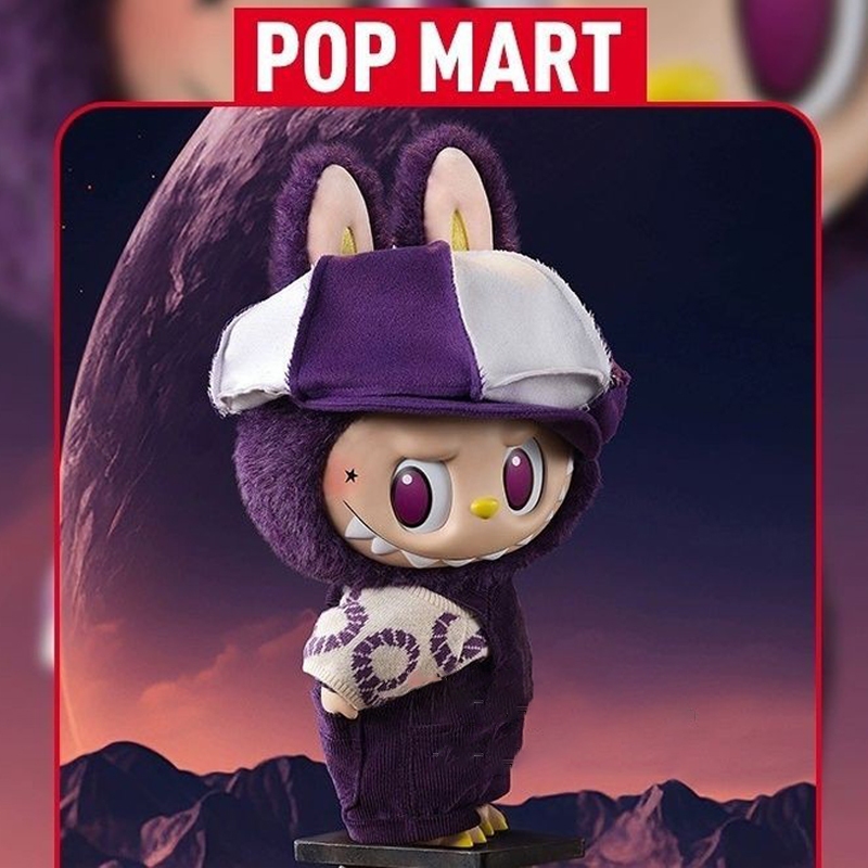 【ของแท้ %】Pop Mart LABUBU PRONOUNDCE BE FANCY NOW ตุ๊กตาไวนิล Milan Fashion Weekly Joint Model
