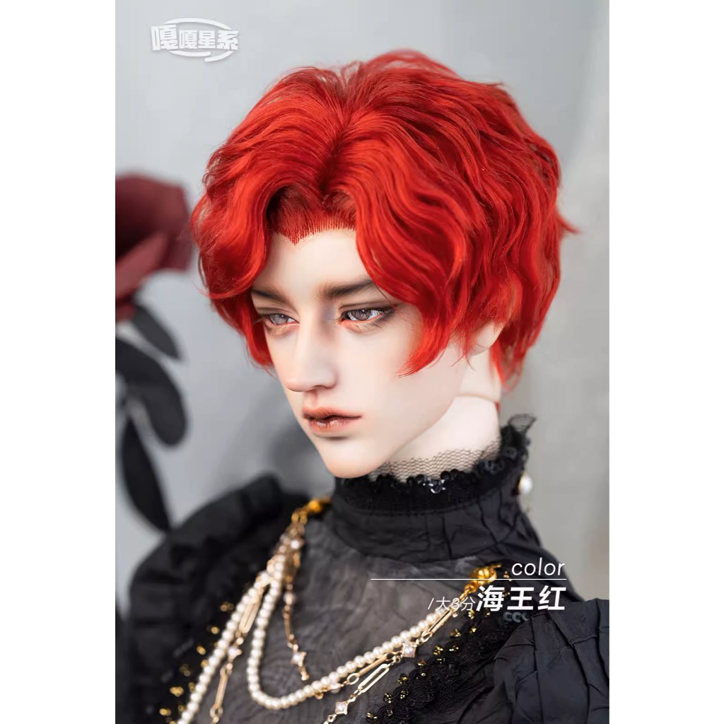 Bjd วิกผม 1/3 bjd วิกผม Mohair bjd ผมหยิก bjd วิกผม