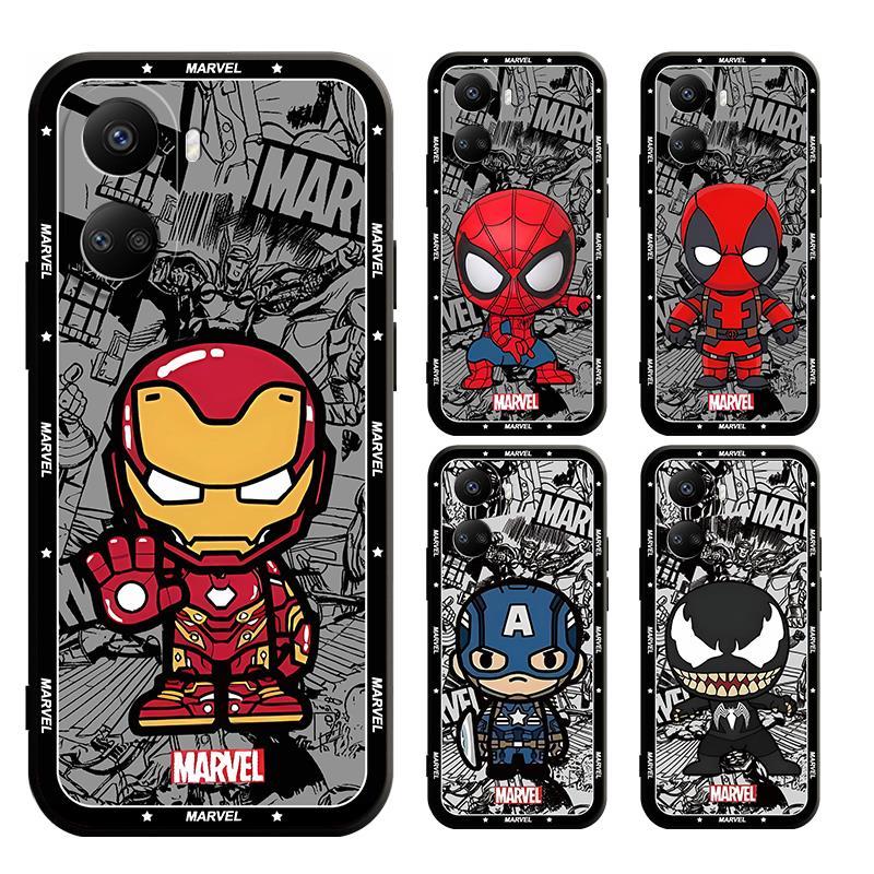 Huawei Y6 Y7 Y6S PRO Y7A Y6P Y9S Y9 Prime 2018 2019 Marvel ซูเปอร์ฮีโร่ Matte Case Soft Cover