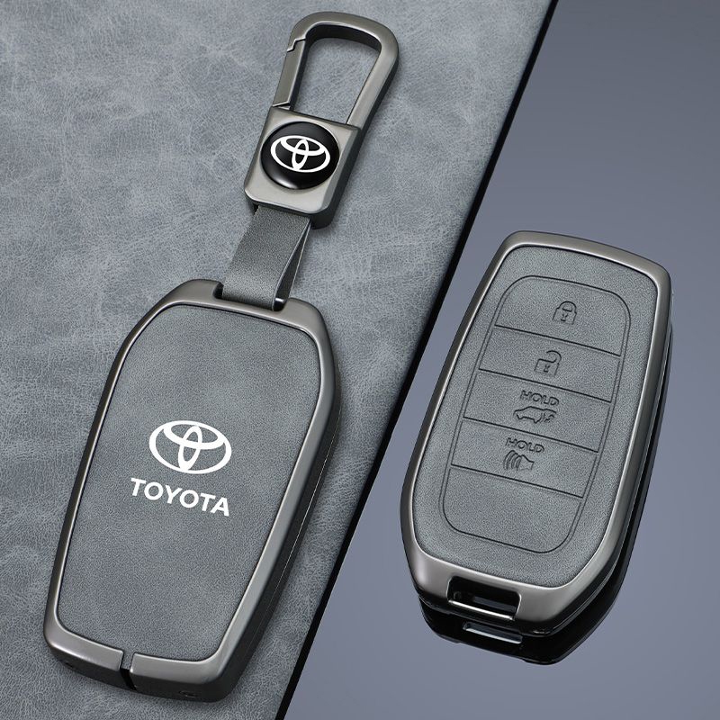 (ไม่เหมาะสำหรับคีย์พลิก)【พร้อมส่ง】เคสกุญแจรถยนต์ สําหรับ Toyota Fortuner 2022 2023 2024 Fortuner GR 