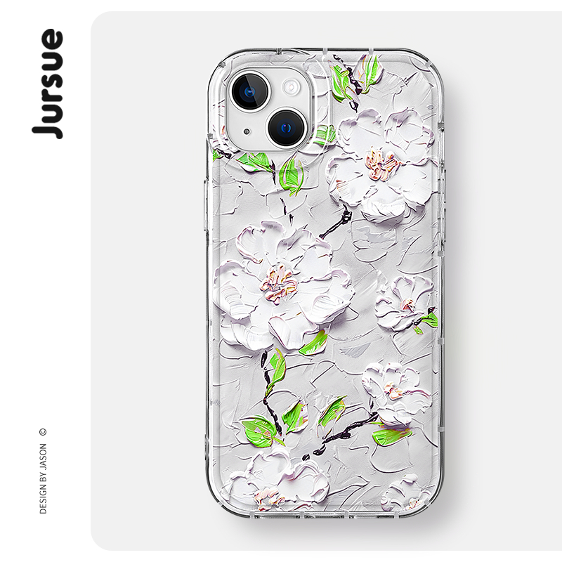 Jursue เคสไอโฟน เคสซิลิโคนนุ่มกันกระแทกใสน่ารักตลก เคสโทรศัพท์  for iPhone 16 15 14 13 12 11 Pro Max