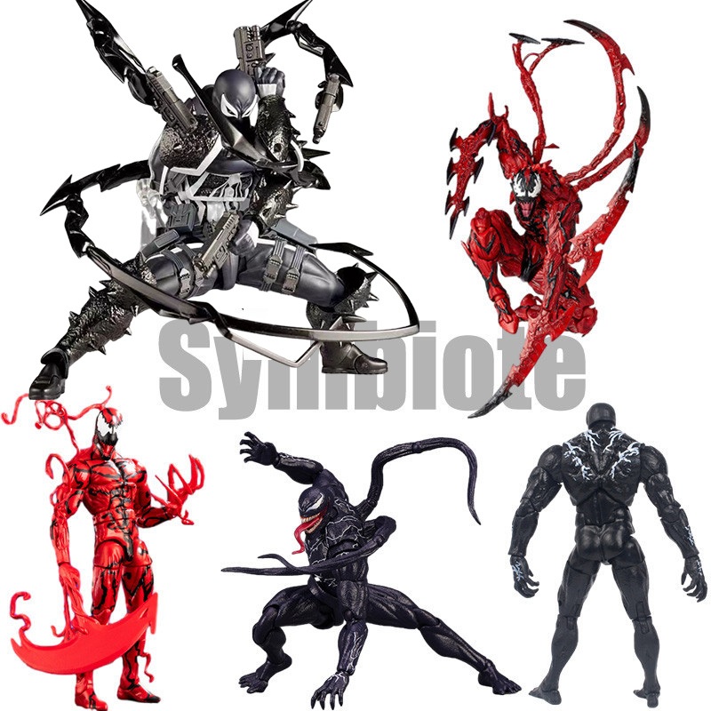 Agent Venom 2024 Marvel Legends Symbiote Venom Action Figure Avengers อุปกรณ์ต่อพ่วง Carnage Articulado ตุ๊กตา