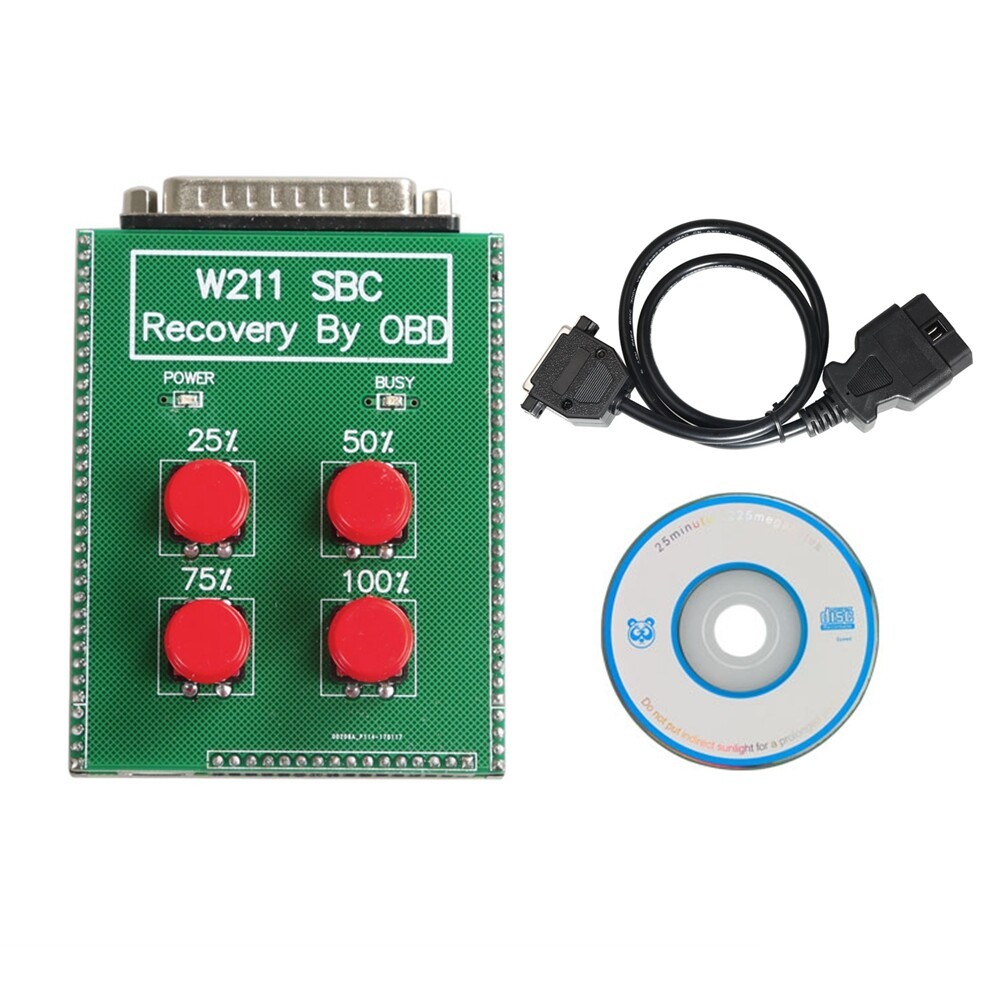W211 SBC Recovery โดย OBD ABS/SBC เครื่องมือสําหรับ Mercedes-Benz SBC รีเซ็ตเครื่องมือระบบ SBC OBD2 