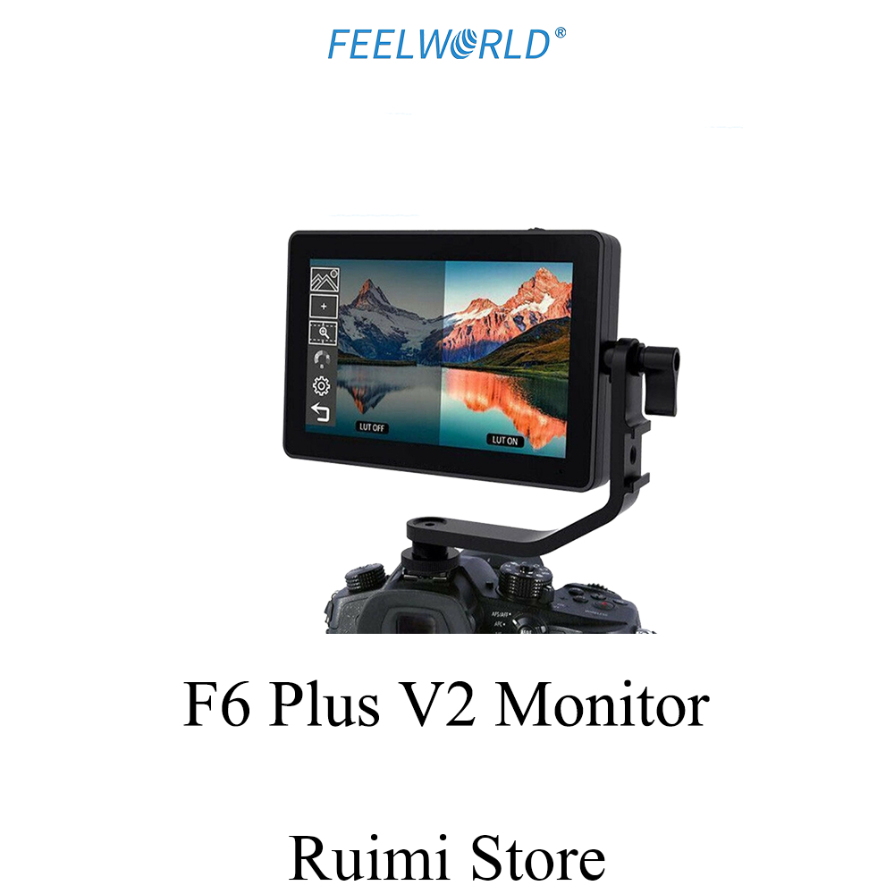 Feelworld F6 PLUS 5.5 นิ้วจอภาพ IPS ถ่ายภาพ HDMI 4K 3Dlut สัมผัส