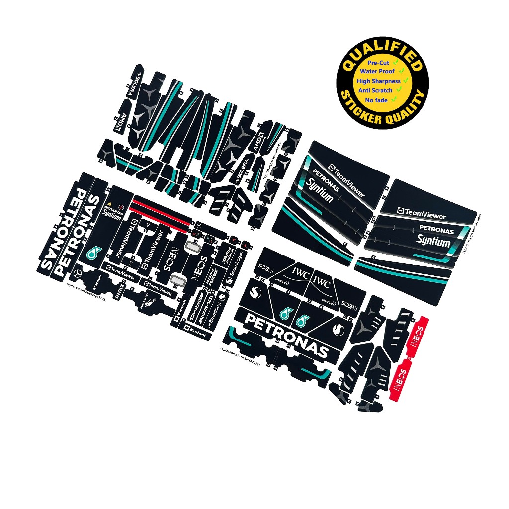 สติ๊กเกอร์สั่งทําพิเศษสําหรับ LEGO 42171 Mercedes-AMG F1 W14 E Performance Racing สติ๊กเกอร์เท่านั้น