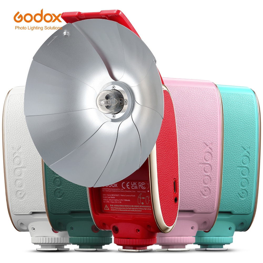 Godox GN14 Lux กล้องย้อนยุคอาวุโสแสงแฟลชสี Speedlite Universal