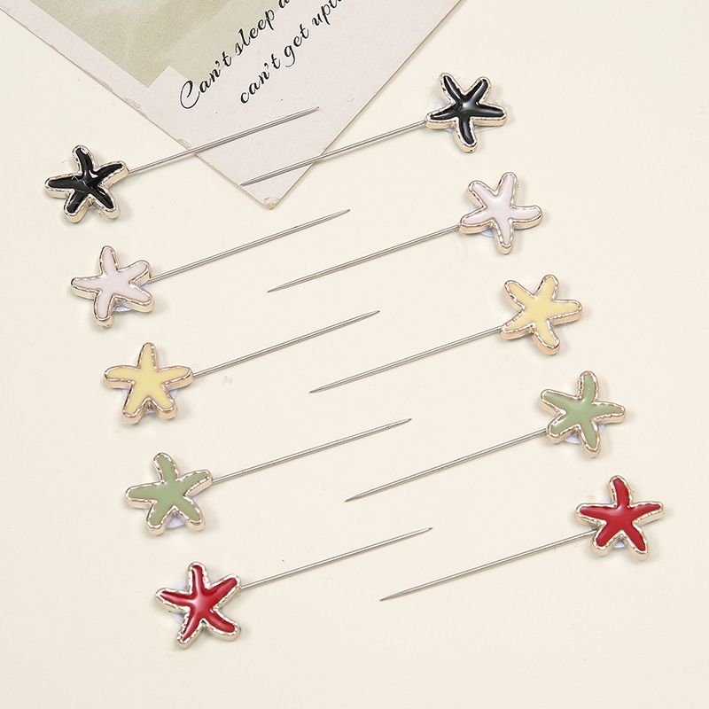 Laven 12 ชิ้น/ถุงหลากสีผ้าพันคอเข็มกลัดแฟชั่นความปลอดภัยผ้าพันคอ Pins มุสลิมผู้หญิงผ้าไหมผ้าคลุมไหล่อุปกรณ์เสริม