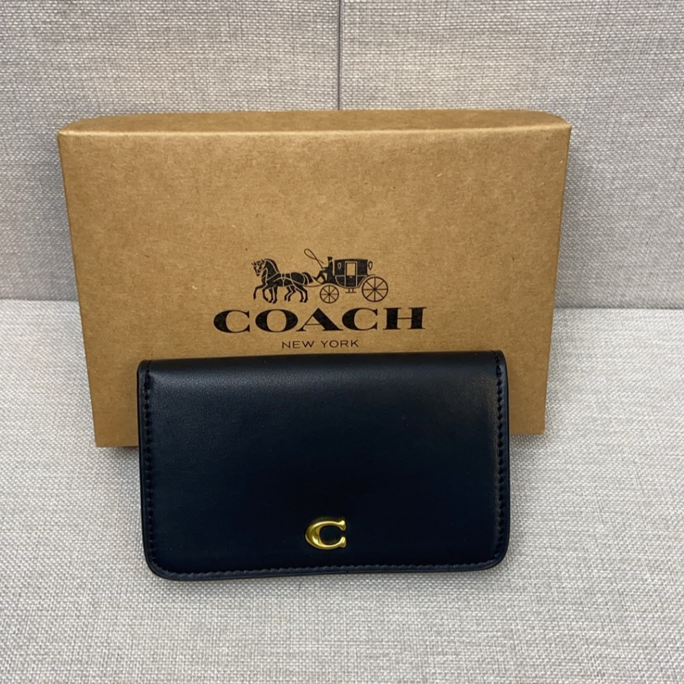 ของแท้ 100% ✈️CAOCH C5870 C4818 กระเป๋าสตางค์สุภาพสตรีกระเป๋าสตางค์หนังแท้เปลี่ยนกระเป๋าใส่บัตร