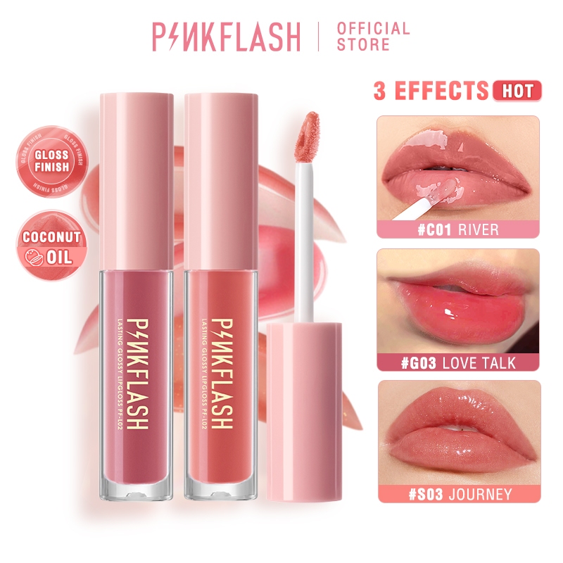 Pinkflash Ohmyglos ลิปกลอสแต่งหน้า