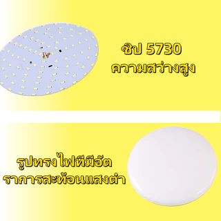 【ZT_light】หลอดไฟ LED รับประกัน2ปี ทรง UFO ขนาด 45W 55W 85W แสงกระจายกว้าง 200 องศา ประหยัดพลังาน จานบิน สว่าง