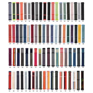 สายรัดไนลอนสําหรับ For Amazfit Active 2 / Active / Bip 3 3Pro / Bip U Pro / BIP S Lite / GTS 4 3 2 สร้อยข้อมือสายนาฬิกาขนาดเล็ก