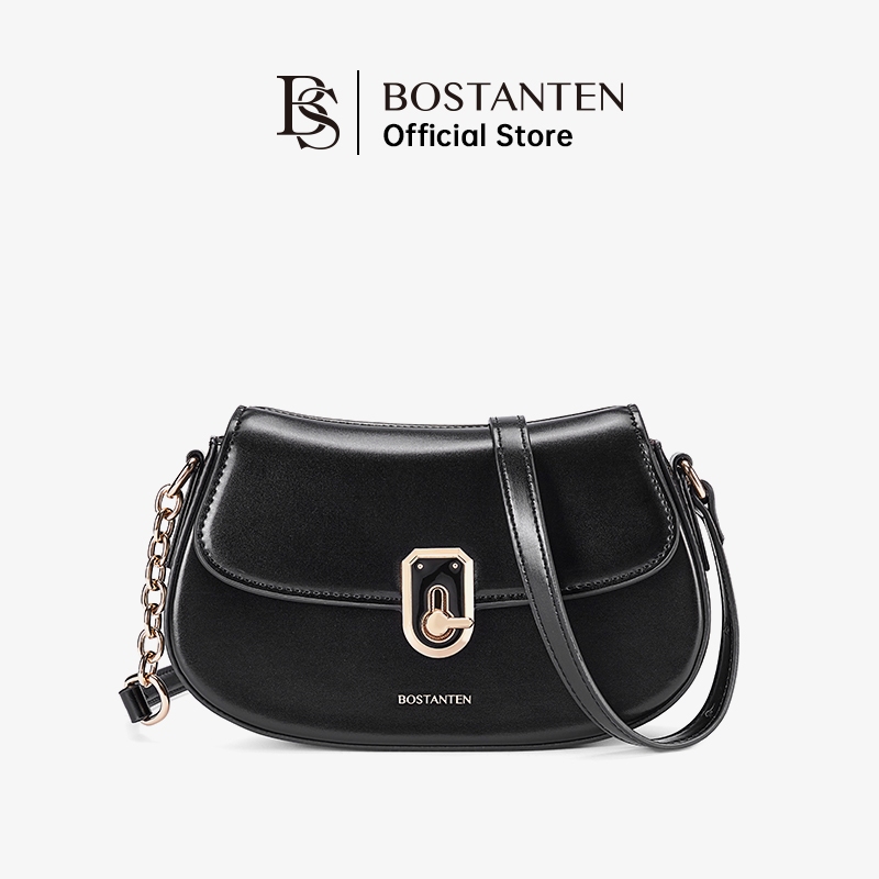 Bostanten กระเป๋าสะพายสไตล์เกาหลี กระเป๋าสะพายข้าง สุภาพสตรี กระเป๋าโซ่