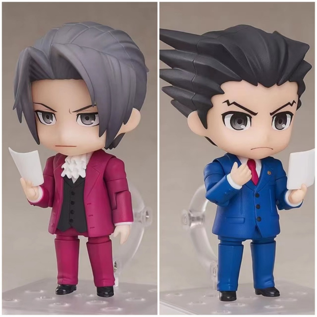 Nendoroid Phoenix Wright: Ace Attorney 1761 Phoenix Wright และ 1762 Miles Edgeworth - ฟิกเกอร์แบบเปล