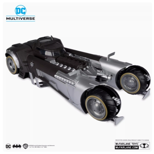 McFarlane DC White Knight Batmobile Action Figure ของเล่นโมเดลรถยนต์