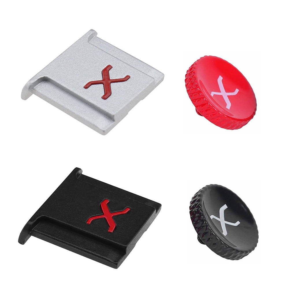 ฝาครอบรองเท้าร้อนและปุ่มลั่นชัตเตอร์เว้าสําหรับ Fujifilm XM5 X100VI X100V XT50 XT5 XT4 XT3 XT2 XT1 X