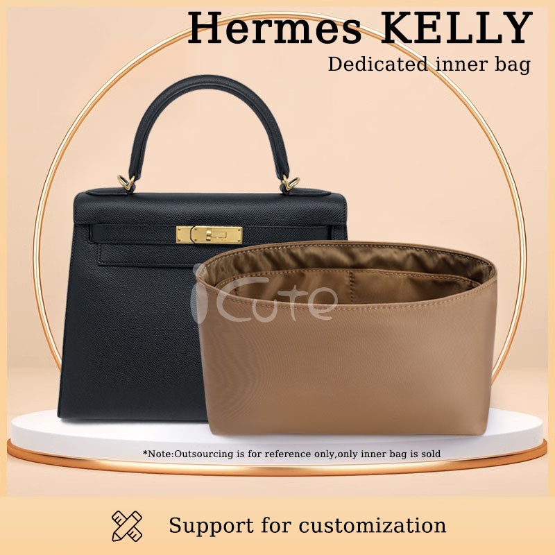 เหมาะสําหรับ Hermes KELLY mini 1st Generation/mini 2nd Generation/25/28/32 พิมพ์ Liner กระเป๋า HANDB