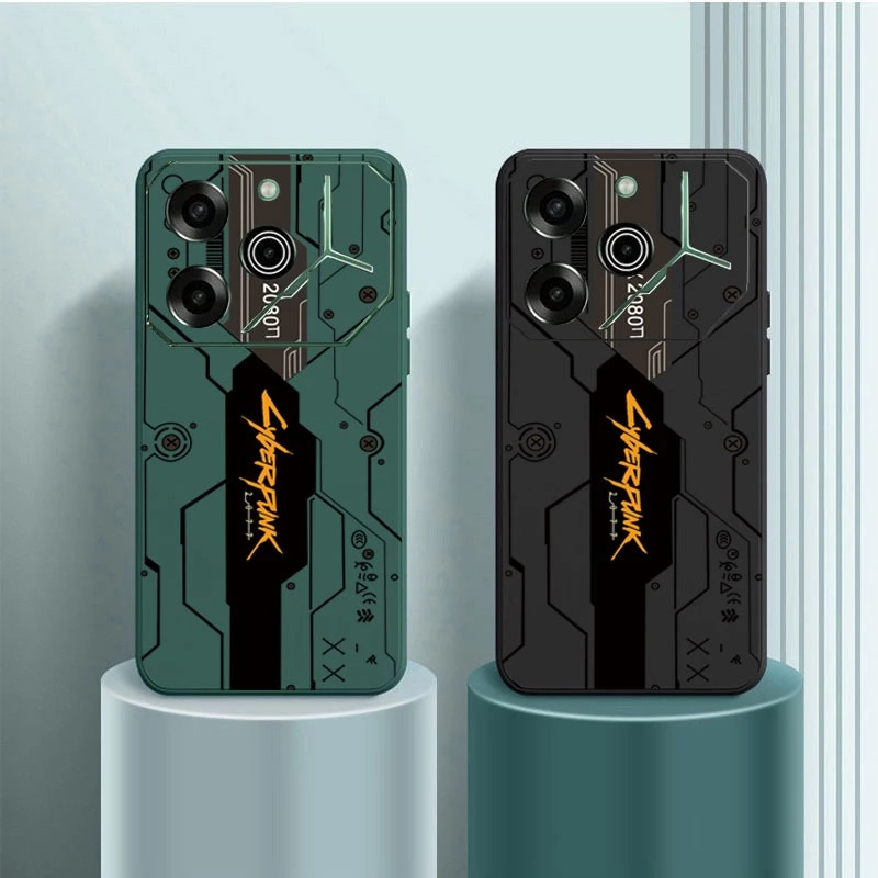 เคสโทรศัพท์ Tecno Pova 6 Neo 6 5 4 Pro 2 3 Neo 3 2 Case Cyberpunk Case Soft Silicone Cover