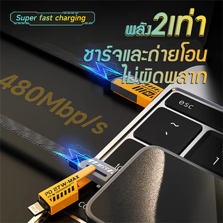 สายชาร์จ 4 in 1 หัวชาร์จ ชุด หัวเร็ว 120W PD หัวชาร์จ+สาย QC 3.0 Quick charging 2PD + 2USB เหมาะสำหรับ i&p/Android