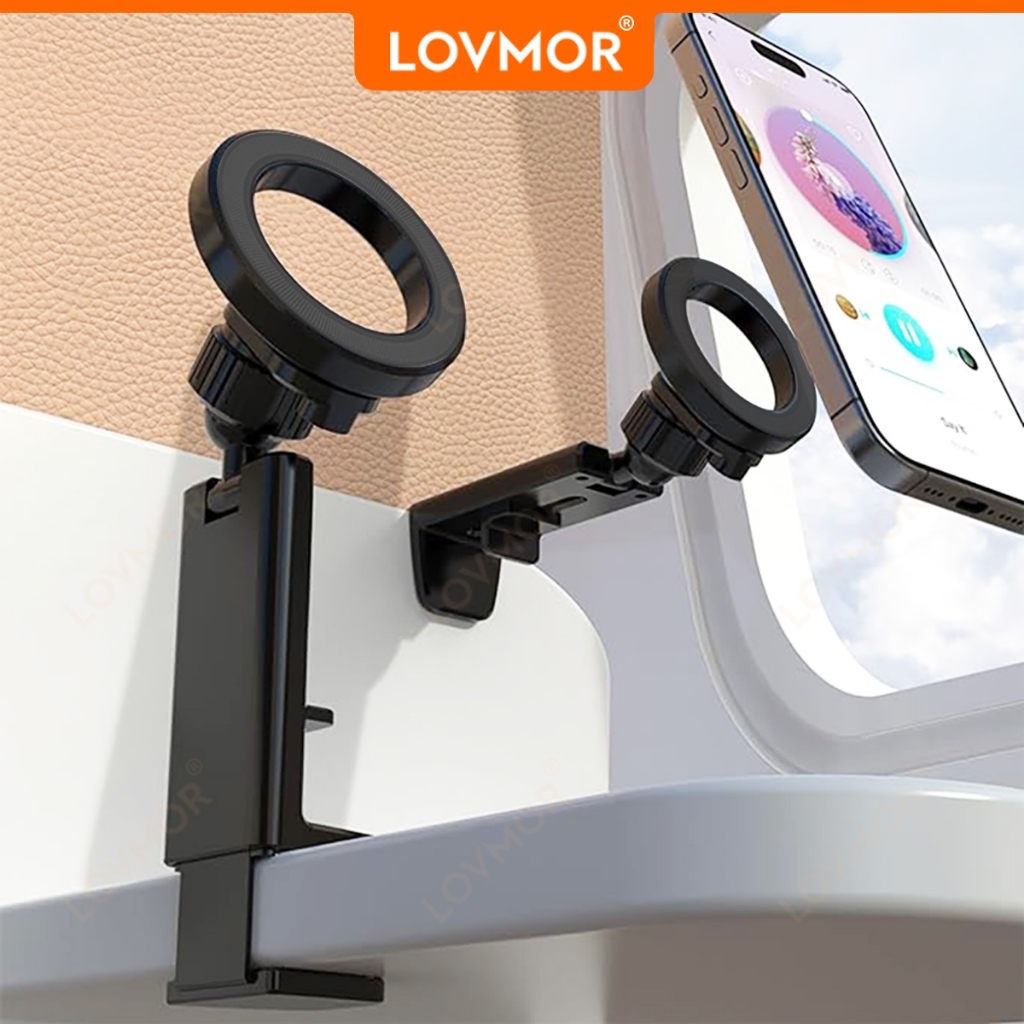 LOVMOR ที่วางโทรศัพท์เครื่องบินแม่เหล็ก Mount Travel Essential