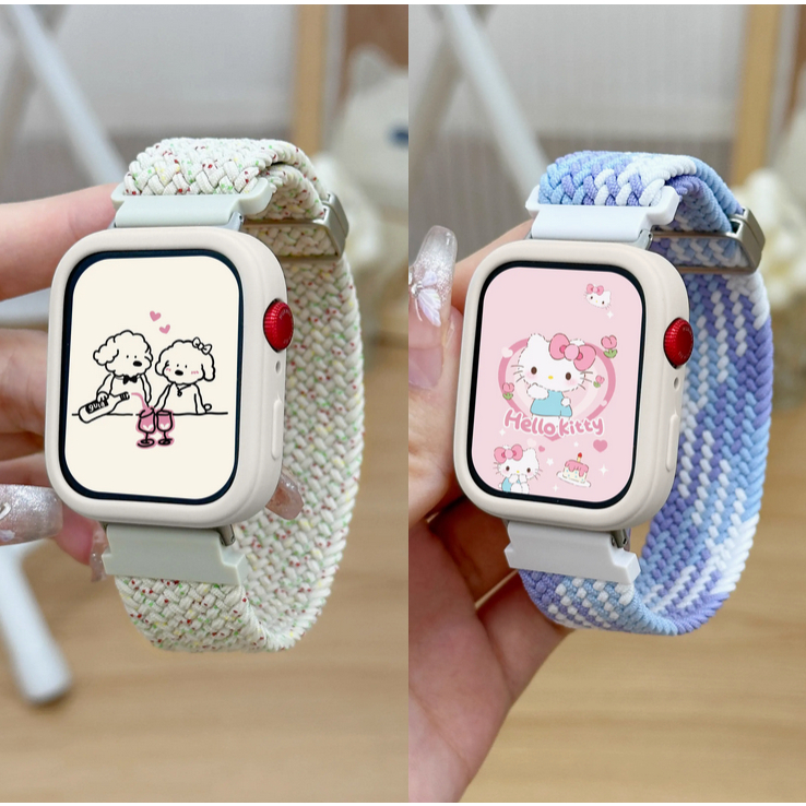 ถักเปียแม่เหล็กคุณภาพสูง เคส + สาย huawei watch fit 3 Strap Braided huawei watch fit 3 สาย Soft สาย 