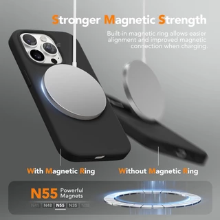 SMLF Liquid Silicone Magnetic Case เคสซิลิโคนเหลว Magnetic For iPhone 17 Pro Max 16 Pro Max 15 Pro Max 14 Pro Max 13 Pro Max 12 Pro Max 17 Air Anti-Scratch Soft Microfiber Lining Slim Thin Cover Shockproof Casing เคสกันกระแทก เคสแม่เหล็ก