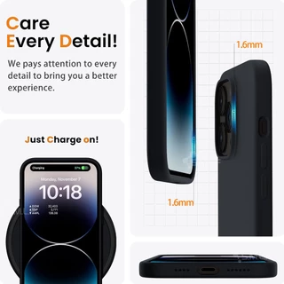 SMLF Liquid Silicone Magnetic Case เคสซิลิโคนเหลว Magnetic For iPhone 17 Pro Max 16 Pro Max 15 Pro Max 14 Pro Max 13 Pro Max 12 Pro Max 17 Air Anti-Scratch Soft Microfiber Lining Slim Thin Cover Shockproof Casing เคสกันกระแทก เคสแม่เหล็ก