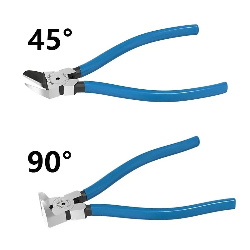 RELIFE RL-112A/RL-112B 90° คีมปากแหลมแบนมุมขวาที่มีความแม่นยํา,45° คีม เครื่องมือ ซ่อมอิเล็กทรอนิกส์
