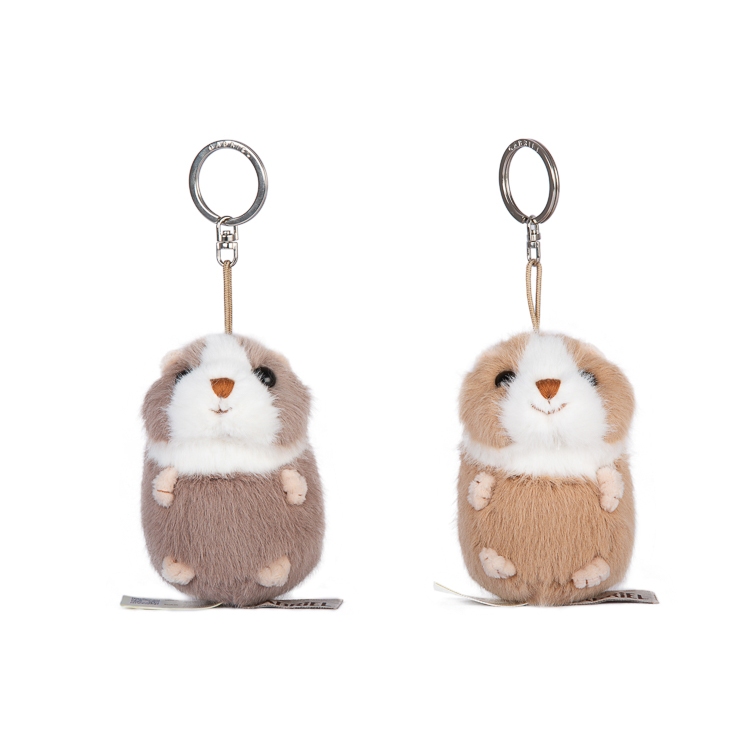 Gabriel: พวงกุญแจตุ๊กตาหนูแฮมสเตอร์น่ารัก จี้ตุ๊กตาแสนหวานสําหรับของขวัญวันหยุด