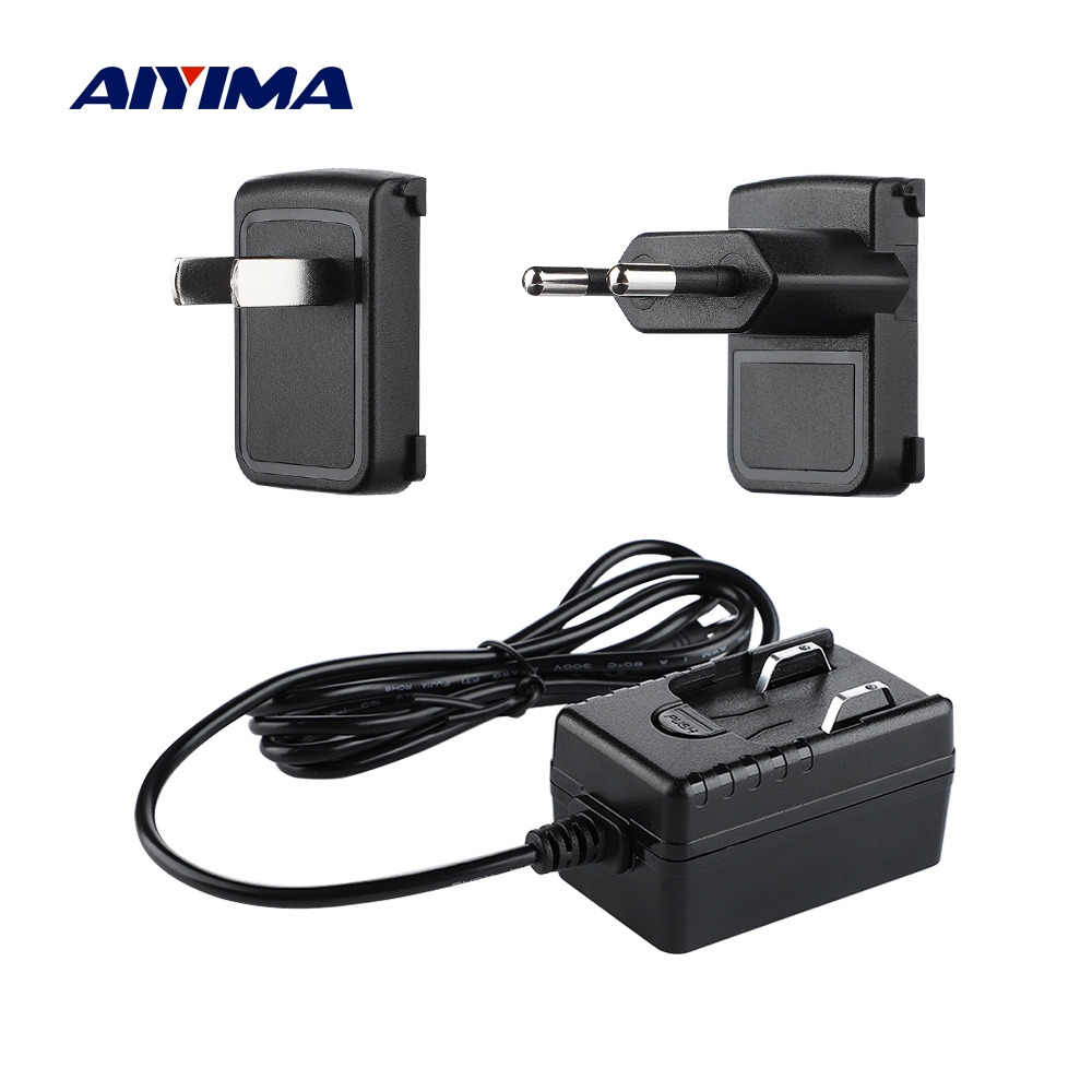 Aiyima อะแดปเตอร์พาวเวอร์ซัพพลาย 12V ปลั๊ก US EU