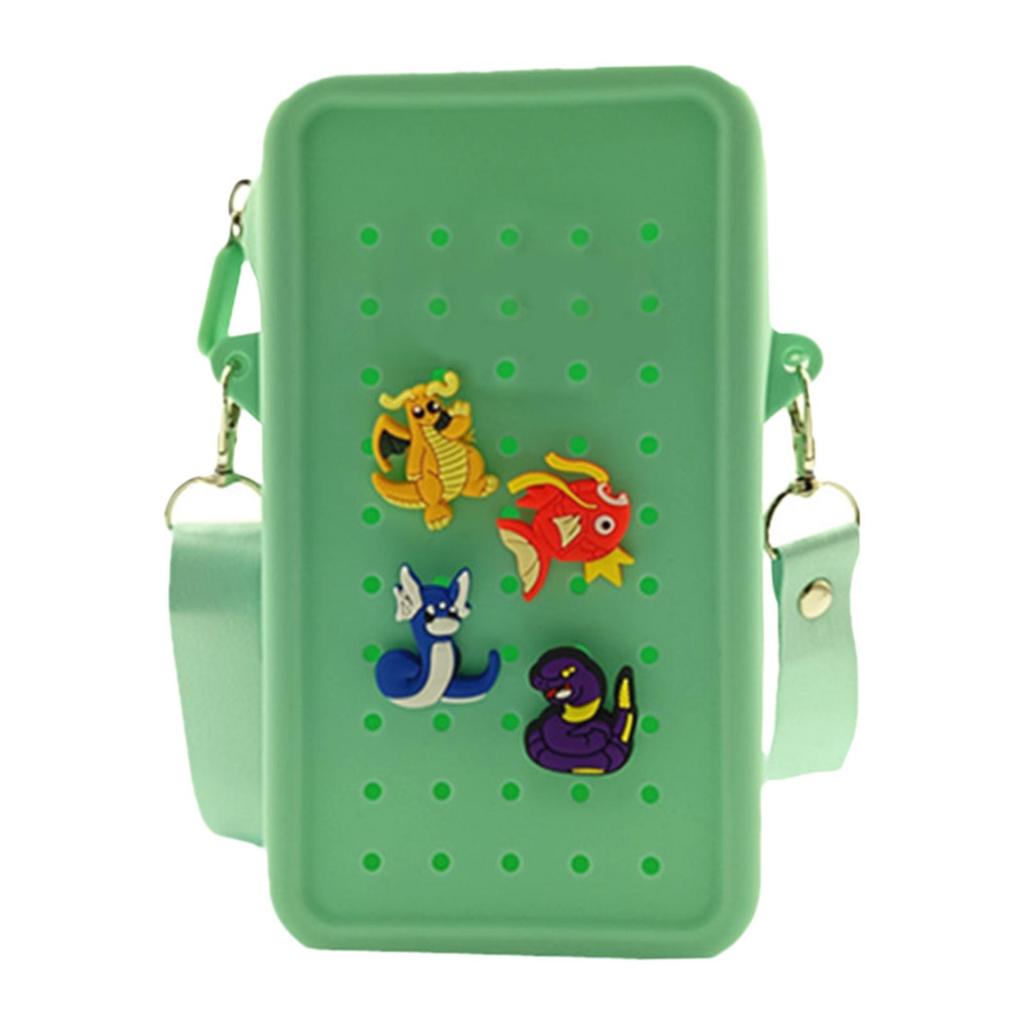 [หหวววลนดกญญ]BOGG BAG Dongdogซิลิโคนโทรศัพท์ผู้ถือกระเป๋าปรับสายสิ่งที่แนบมาตกแต่งปฏิบัติที่สง่างามหลุมกระเป๋าสําหรับการเดินทางกลางแจ