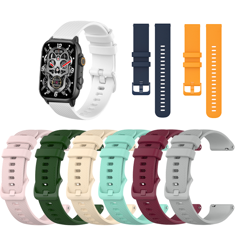สําหรับสายนาฬิกา Colmi C81 Colmi P20 PLUS สายซิลิโคน Quick Release Strap