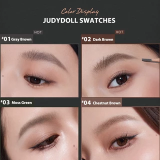 Judydoll ดินสอเขียนคิ้ว กันน้ำ ติดทนนาน Soft Mist Eyebrow Pen Long-lasting เครื่องสำอางดอลลี่