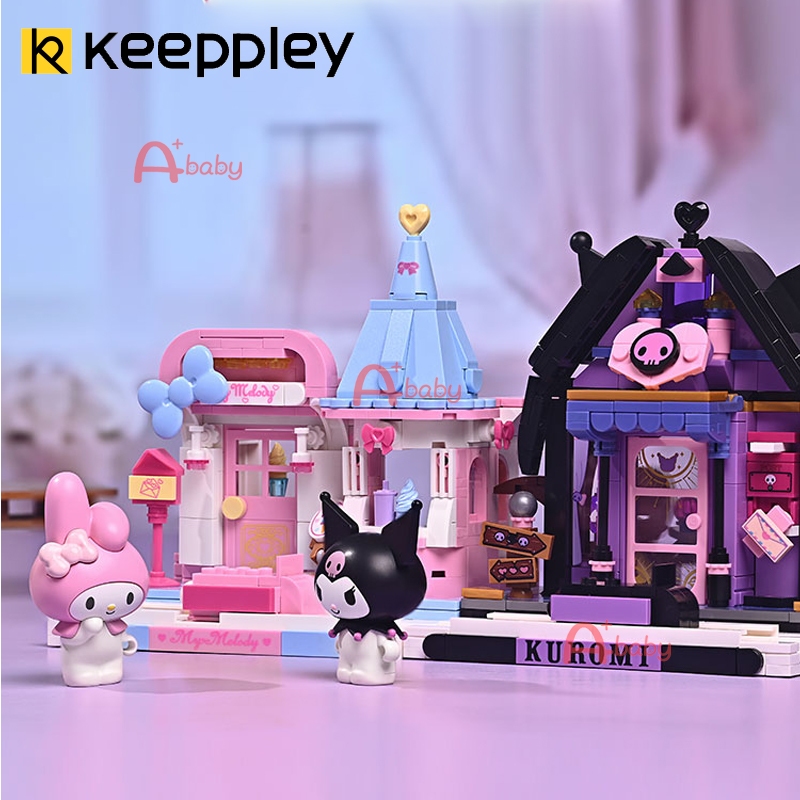 [A+baby] Keeppley Sanrio Building Blocks Street View NO BOX(Kuromi/My Melody/Hello Kitty/Cinnamoroll/Pom Pom Purin)