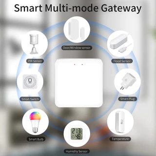 Tuya ZigBee ฮับเกตเวย์บลูทูธหลายโหมดไร้สายสมาร์ทเครื่องใช้ในบ้านรีโมทคอนโทรลสะพานรองรับ Alexa Google Home