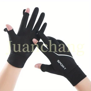 ถุงมือ ป้องกันรังสียูวี กันลื่น ระบายอากาศ สําหรับแข่งรถจักรยานยนต์