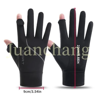 ถุงมือ ป้องกันรังสียูวี กันลื่น ระบายอากาศ สําหรับแข่งรถจักรยานยนต์