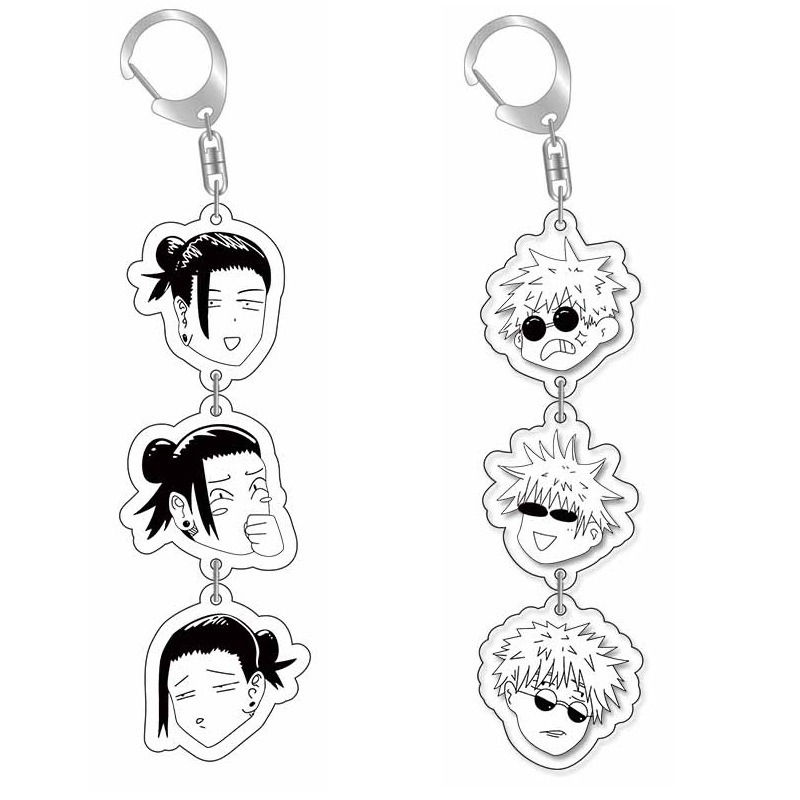 อะนิเมะ Jujutsu Kaisen Gojo Satoru Goyo Suguru อะคริลิคพวงกุญแจพวงกุญแจคอลเลกชันของขวัญคอสเพลย์
