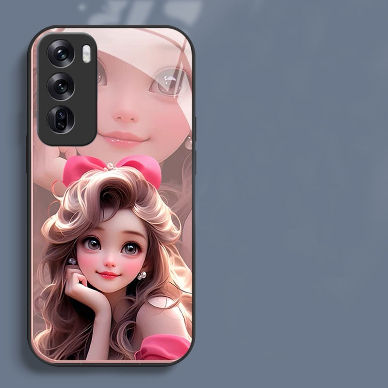 เคส OPPO Reno 12 11F 11 10 5G เคส OPPO Reno 12 10 11 Pro 5G เคส หรูหรา กระจกเหลว เคสกันกระแทก และ เคสโทรศัพท์ กันตก