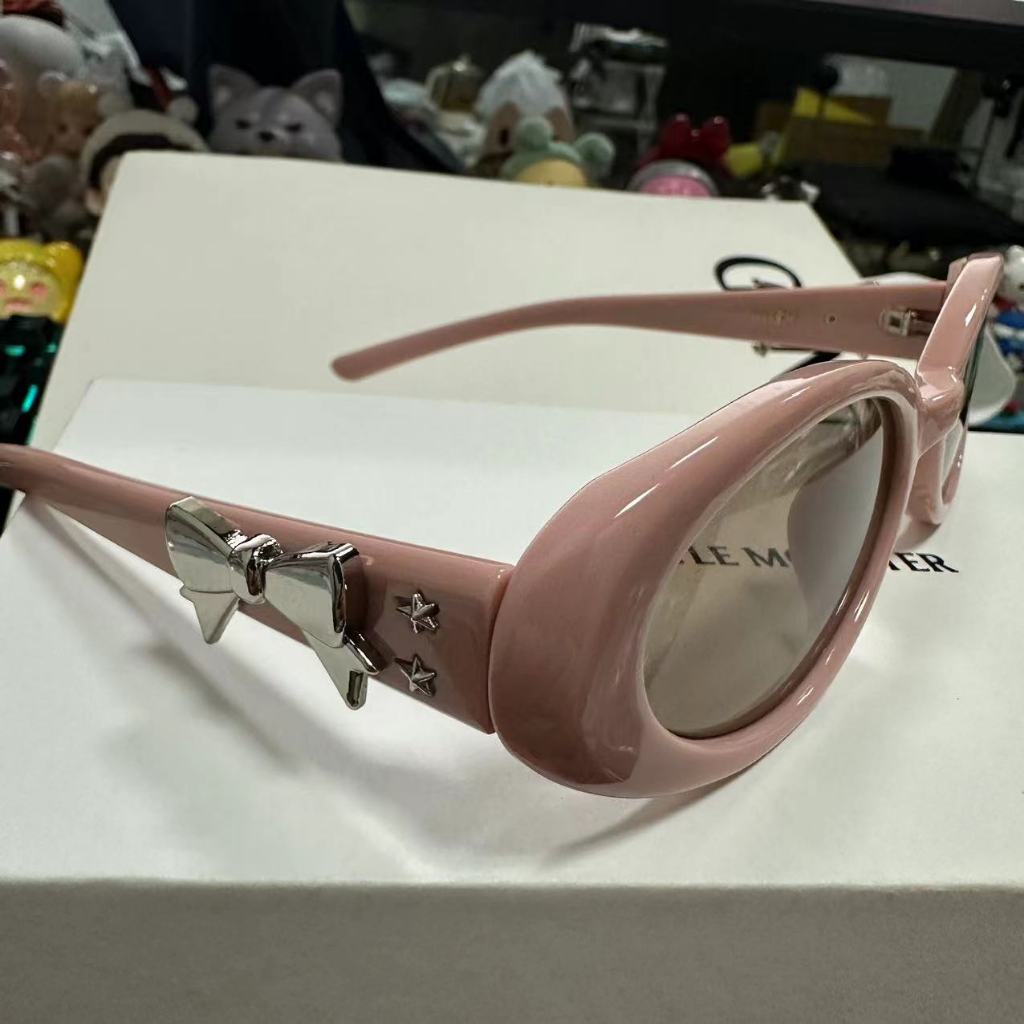 Hush WITH BOWKNOT - 2024 NEW JENNIE JOINT SALON SERIES SUNGLASSES (BOWKNOT ไม่ใช่ PREMOVABLE)