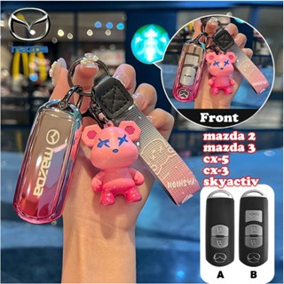 Mazda สีไล่ระดับสีกุญแจรถสําหรับ mazda skyactive/cx-5/cx-3/m…