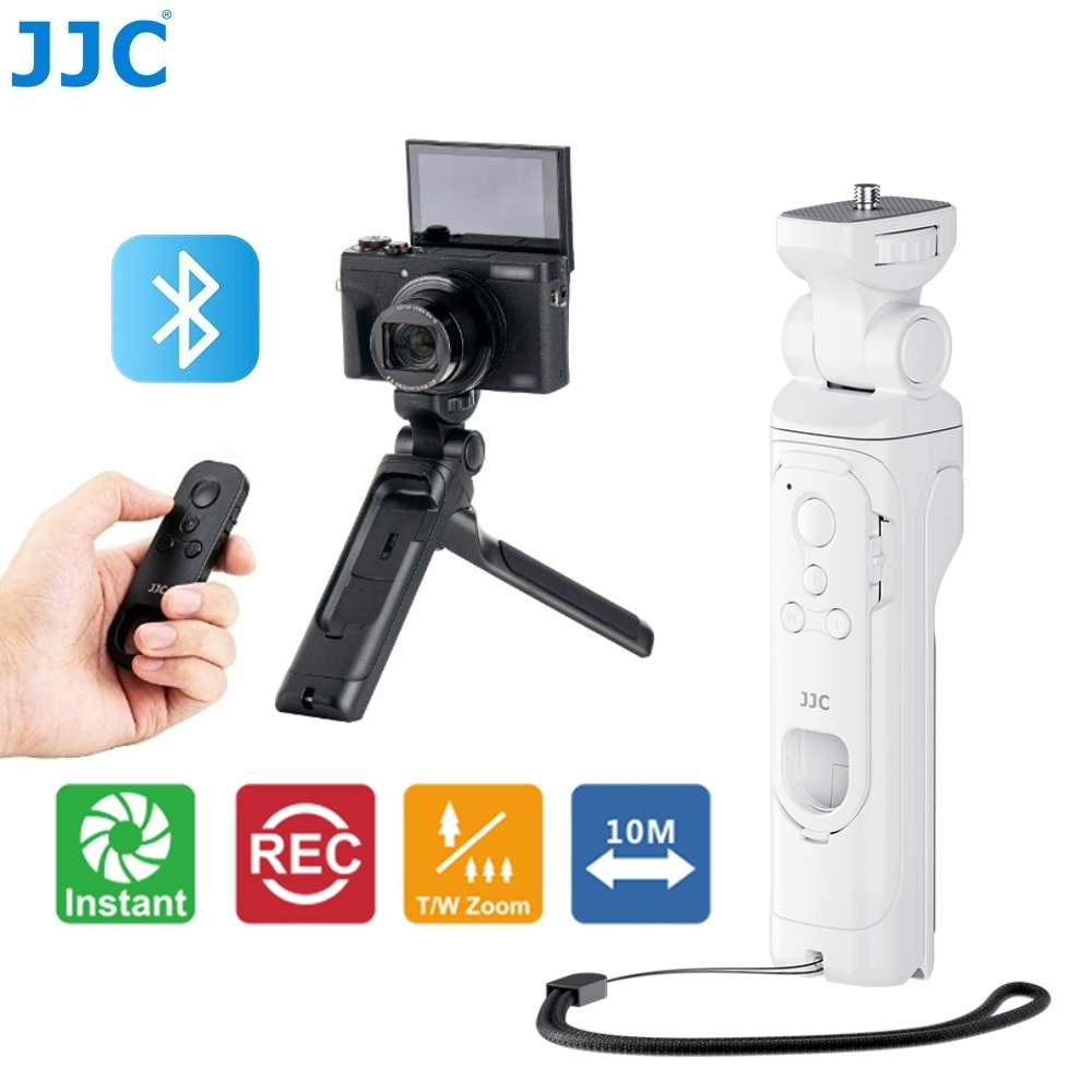 JJC บลูทู ธ ขาตั้งกล้องขนาดเล็ก พร้อมรีโมทชัตเตอร์ไร้สายแทนที่ HG-100TBR สำหรับกล้อง Canon EOS R100 