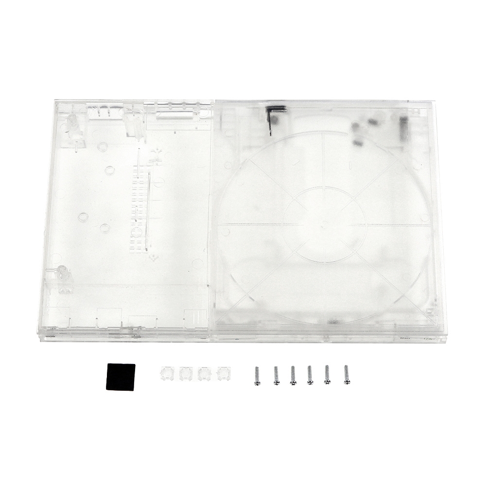 สําหรับ PS2 7w 9W Clear Full Housing Shell สําหรับ PS2 คอนโซลโปร่งใสพร้อมสกรูสําหรับ PS2 9000X 90000