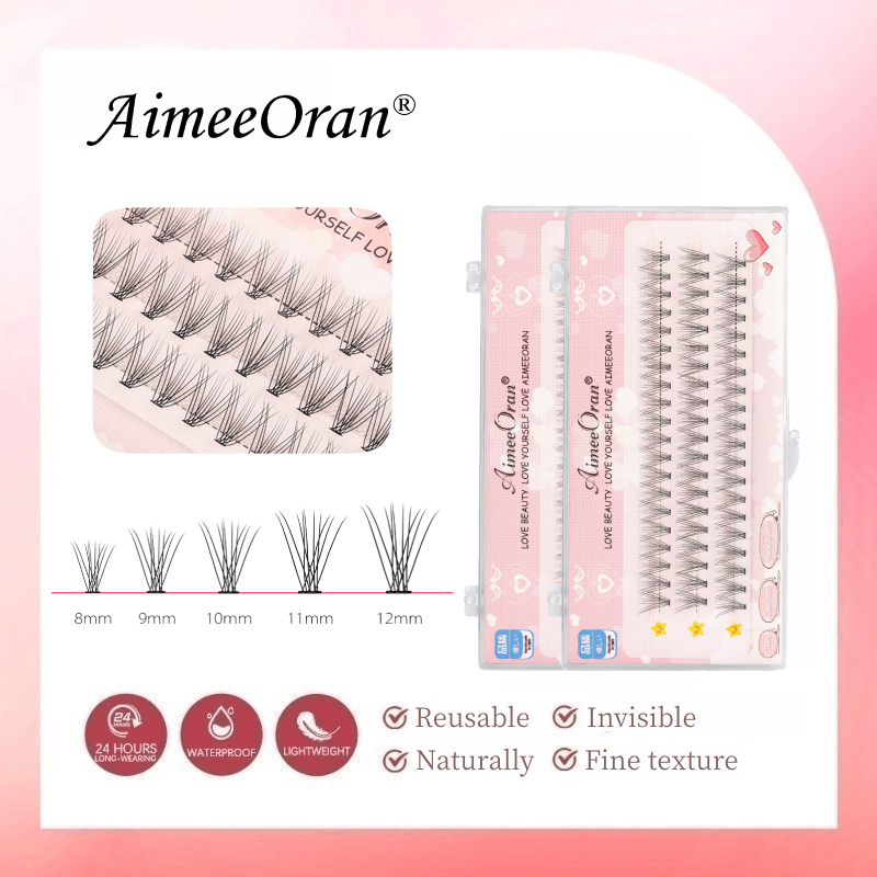 (จัดส่ง 48 ชม.)จุดมุ่งหมาย ขนตาปลอม 10ง 8-16 มม