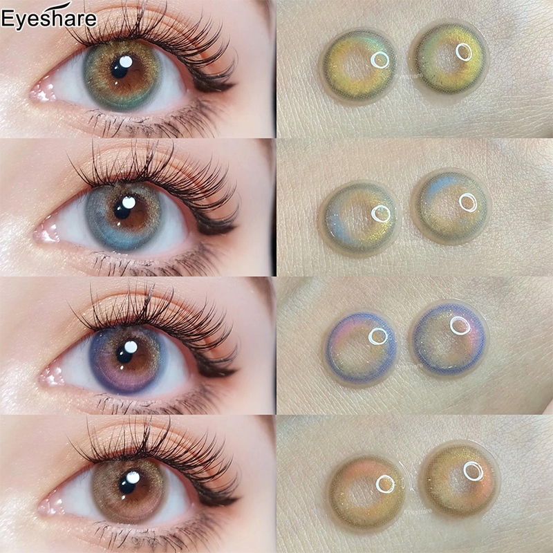 Eyeshare Bling blue คอนแทคเลนส์ สีไล่ระดับสี คอนแทคเลนส์แฟชั่น 1คู่/2ชิ้น ส่งไวจากไทย